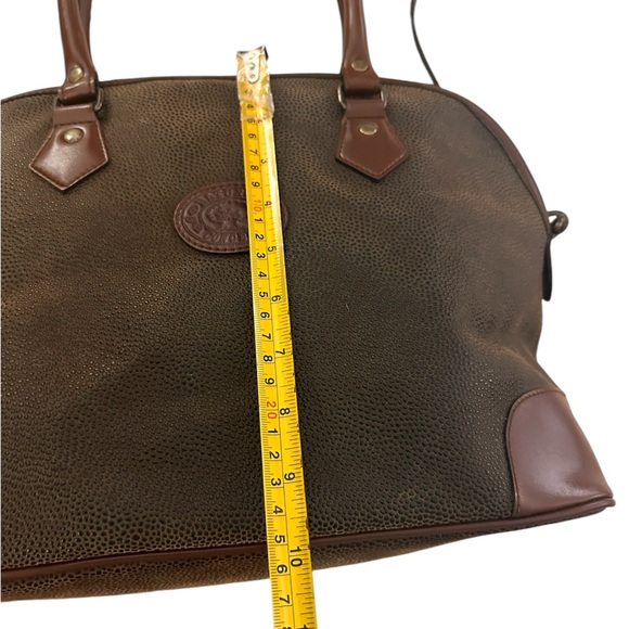 Natural Concept Made for the John Lewis Partnership London Leather Top Carry Bag - Picture 5 of 13